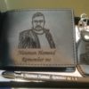 Custom Picture And Name Wallet Keychain And Pen With Gift Box – In Black Color