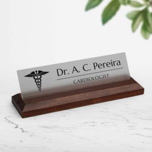 Design Your Own Office Table Name Plate