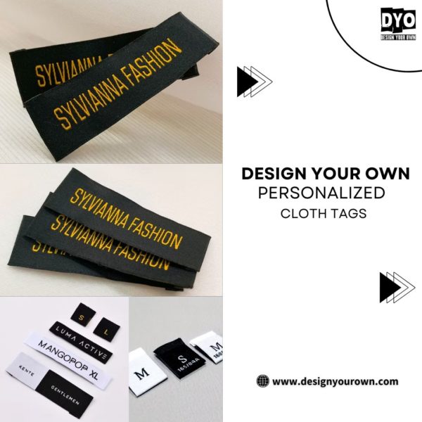 Design your own Custom Fabric Printed Tags