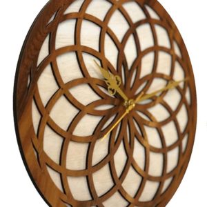 Awsome Round Wall Clock - Wooden Wall Clock for Home - Stylish Big Size Clock for Hall Bedroom Living Room - Fancy Wall Clock for Wall Décor