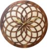 Awsome Round Wall Clock - Wooden Wall Clock for Home - Stylish Big Size Clock for Hall Bedroom Living Room - Fancy Wall Clock for Wall Décor