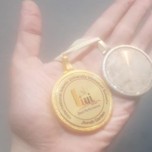 Customiseable Printed Award Medal - Gold