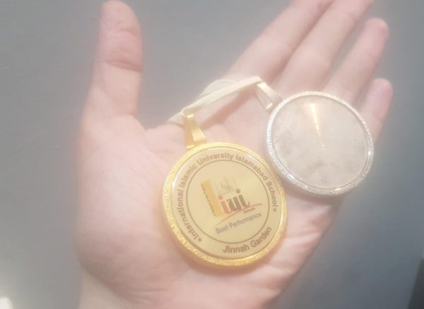 Customiseable Printed Award Medal - Gold