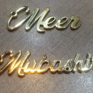 Customiseable Metal Name Keychain