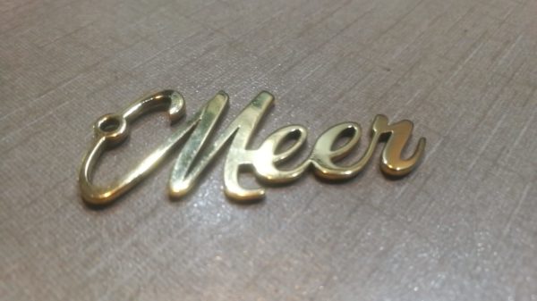 Customiseable Metal Name Keychain