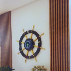 Mediterranean Ship Helmsman Steering Wheel Home Decoration Wall Decoration Living Room Rustic Home Decor