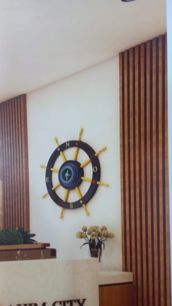 Mediterranean Ship Helmsman Steering Wheel Home Decoration Wall Decoration Living Room Rustic Home Decor