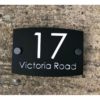 Black And White Acrylic House Name Plate