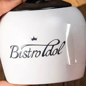 Design Your Own Brand Logo Name Text Transferable Transparent 3D UV DTF Print