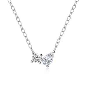 BOAKO 925 Sterling Silver Choker Necklaces For Women - Silver