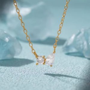 BOAKO 925 Sterling Silver Choker Necklaces For Women - Gold