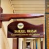 Custom Design Name Plate (12×6) – With Stand