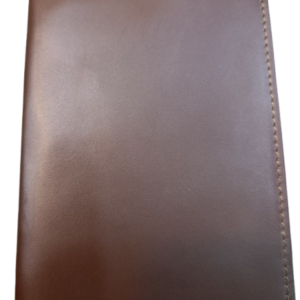 Customiseable Genuine Leather Licence Cover - Brown