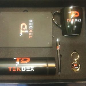 Customiseable Gift Box Smart LED Bottle+Diary+Metal Pen+Metal Keychain+Mug