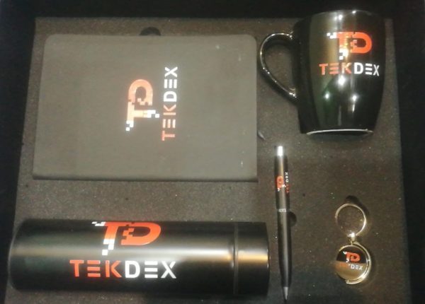Customiseable Gift Box Smart LED Bottle+Diary+Metal Pen+Metal Keychain+Mug