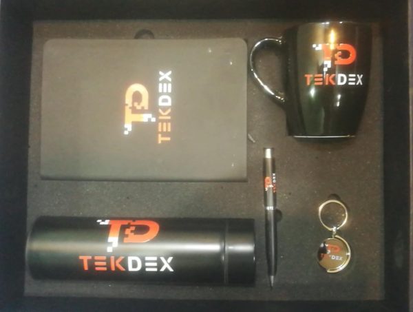 Customiseable Gift Box Smart LED Bottle+Diary+Metal Pen+Metal Keychain+Mug