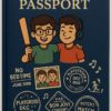 Customiseable Picture Name Text Passport Size Custom Book For - Friends And Family