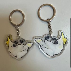 Custom Design Acrylic 3D Keychain - UV Printed