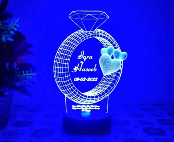 Personalized 3D LED Table Lamp