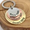 Customized Solid Metal Engraved Keychain 3 in 1
