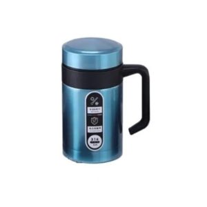 Customiseable Name Text Vacuum-Cup Portable Water-Glass Coffee-Mug Stainless Steel – Blue