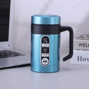 Customiseable Name Text Vacuum-Cup Portable Water-Glass Coffee-Mug Stainless Steel – Blue