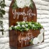 Design Your Own Solid Wooden Name Plate - With Holder Box