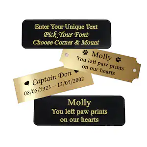 Custom Aluminium Sublimation Printed Tag Plate - Custom Color