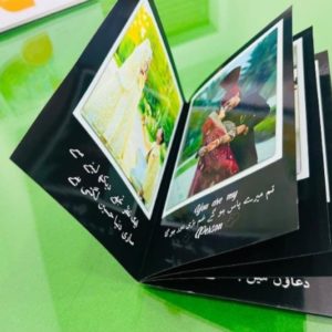 Customized Front And Back 3 Pages Photo Paper Photo Album With Customized Covers - A4