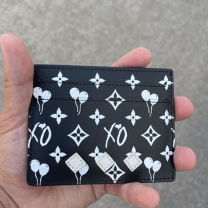 Custom Engraved Genuine Leather Card Holder - UV Printed