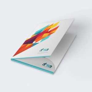 Design Your Own Customized Front And Back Printed Pocket File Folder - UV DTF 3D Printed