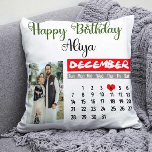 Cisustomiseable Premium Quality Gift Cushion - White