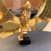 Silence Thinker Face Ceramic - Elegant Office & Home Decor