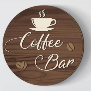 Customized Solid Wooden & Acrylic wall Hanging Sign - 14x14 inches
