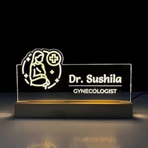 Customized LED Lamp - Table Name Plate - 12x6 inches