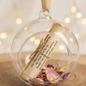 Customized Transparent Necklace - Round