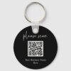 Customized UV Printed Acrylic Keychain - Black